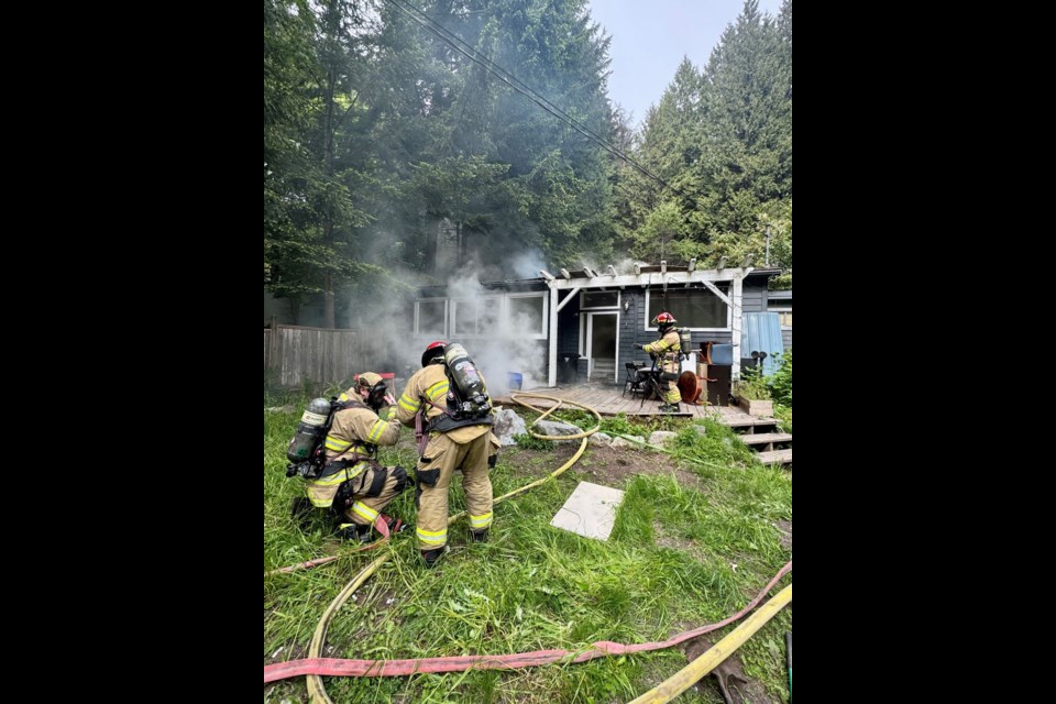 A fire in Matukwun Lane Friday afternoon has been deemed suspicious. 